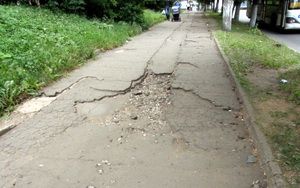 В Пензе 40% тротуаров нуждаются в ремонте