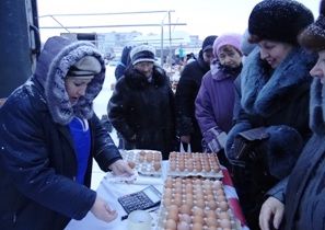 Фото||автора В Пензу привезли на продажу 180 тыс. яиц