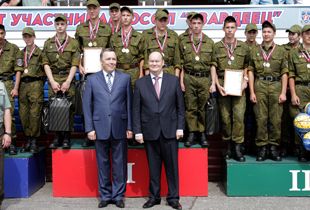 В Пензе состоялась церемония закрытия лагеря «Гвардеец-2»