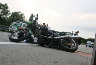 В Пензенской области в аварии пострадал мотоциклист