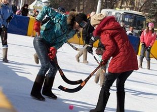 В Пензенской области проходит чемпионат по хоккею в валенках