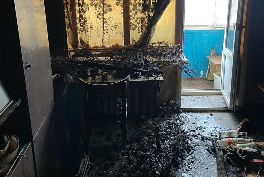 В Сердобске при пожаре погиб 48-летний мужчина 