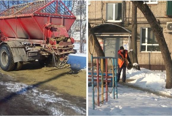 Фото penza-gorod.ru Пензу посыпают песком