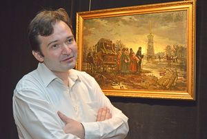 Фото||Владимир ГРИШИН В музее одной картины состоялась премьера картины «Храм строится...»