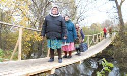 В Земетчинском районе починили навесной мост через реку, разделяющую село Рянза на две части