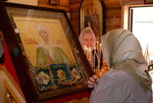 В Пензу привезли чудотворную икону блаженной Матроны Московской