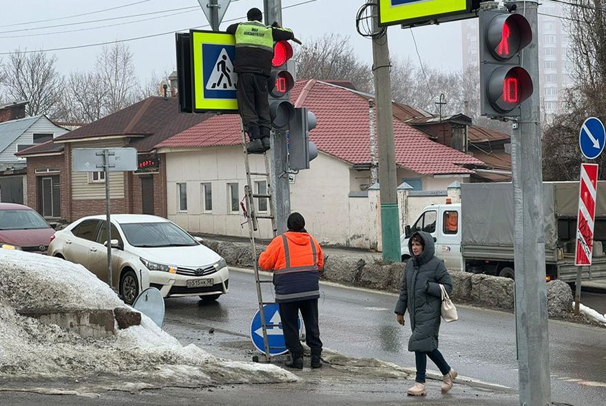 В Пензе на Володарского восстановили работу светофоров