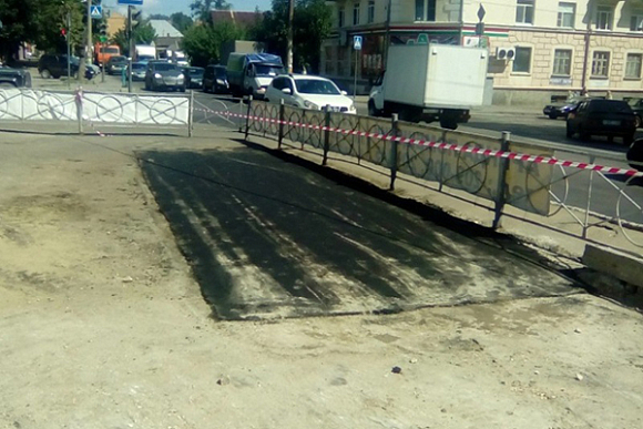 На пензенских улицах восстанавливают асфальт после ремонтных работ