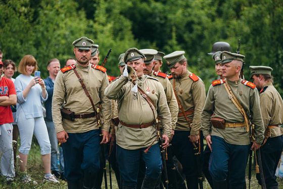 В Пензе прошла военно-историческая реконструкция боя Первой мировой войны