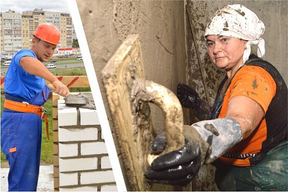 Фото||Владимир ГРИШИН В Пензе прошла битва каменщиков и штукатуров