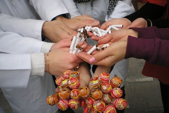 В Пензе сигареты обменяют на конфеты
