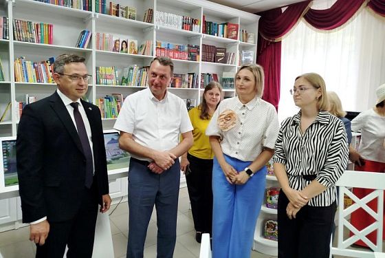 В селе Лермонтово открылась первая модельная библиотека В селе Лермонтово открылась первая модельная библиотека