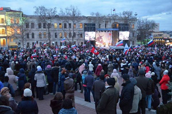 Пензенцы приняли участие в годовщине присоединения Крыма к России