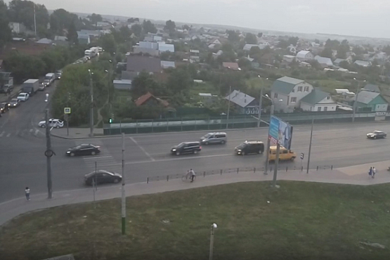 Пензенец снял на видео кортеж Медведева в аэропорт