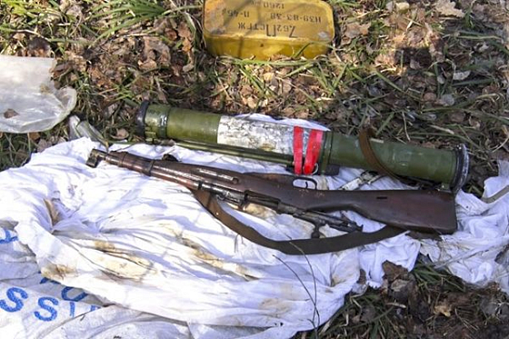 В Пензенской области нашли тайник с гранатометом и ящиком патронов