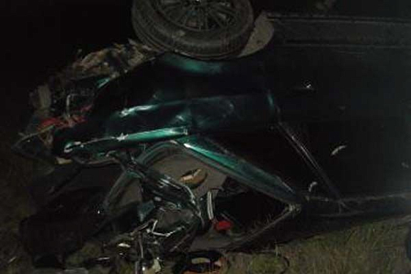 В Пензенской области погиб водитель опрокинувшейся в кювет иномарки