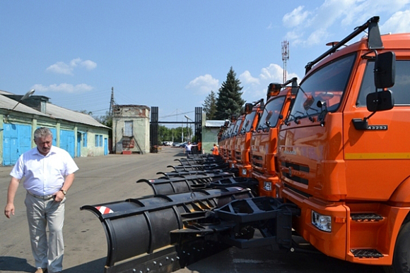 Фото||penza-gorod.ru В Пензе прошел смотр новой снегоуборочной техники