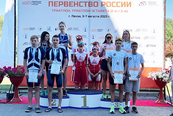 Пензенские спортсмены завоевали медали первенства России по триатлону 2023