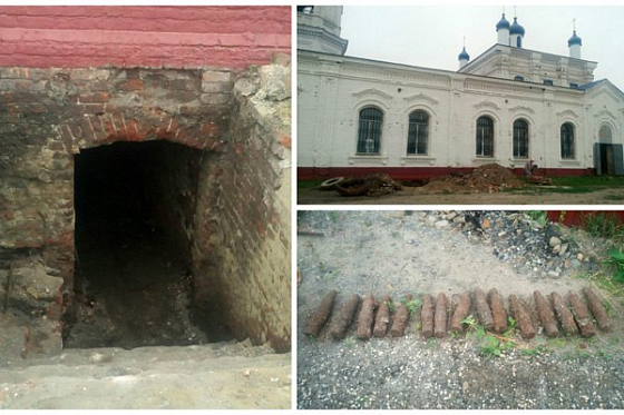 В Пензенской области в подвале церкви нашли заготовки снарядов