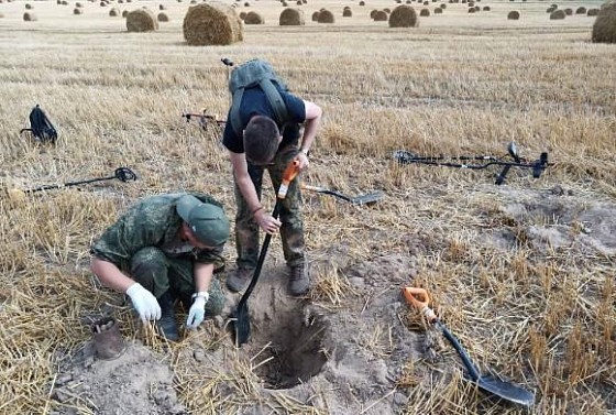 Пензенские поисковики в Беларуси обнаружили останки земляков
