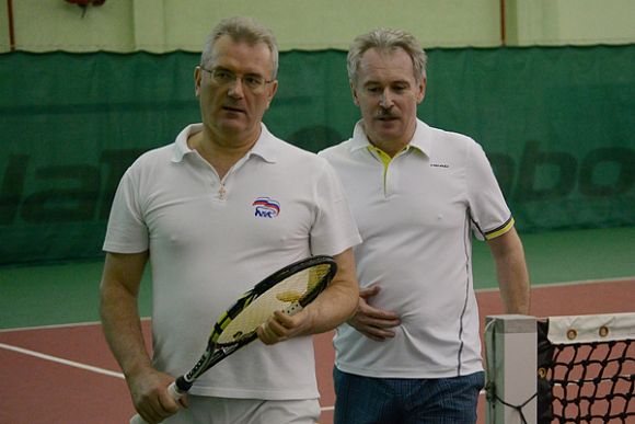 И. Белозерцев показал высокий уровень на теннисном турнире среди ветеранов