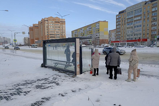 Пензенцы жалуются на остановочные павильоны, не спасающие от мороза