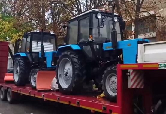 Пензенская область отправила в Токмак тракторы «Беларус»