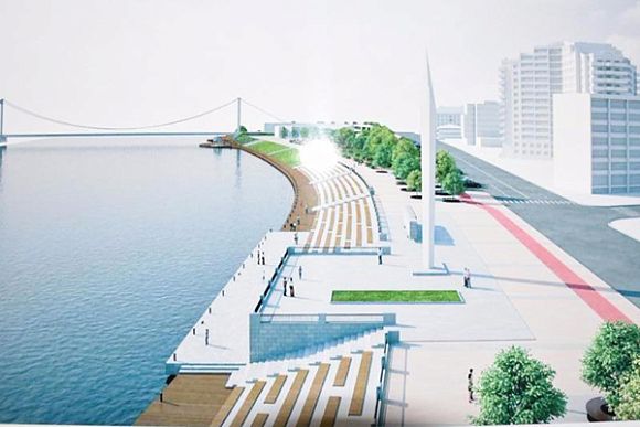 В Пензе презентовали проект реконструкции набережной Суры