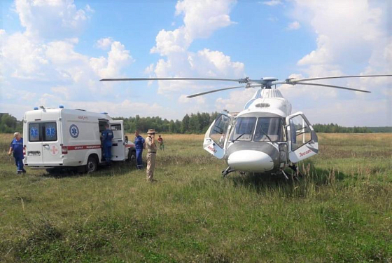В Пензенской области в этом году по воздуху перевезли 35 пациентов