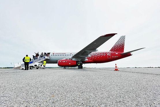 В Пензу приземлился первый самолет из Санкт-Петербурга