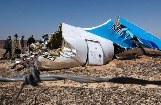 Следствие установило место взрыва на борту упавшего лайнера A321 на Синае