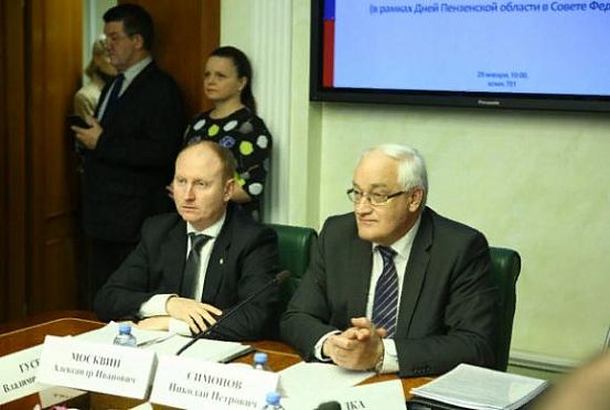 Симонов выступил с докладом в Совфеде