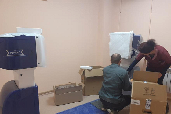 В Малосердобинской участковой больнице монтируют цифровой рентгеновский аппарат