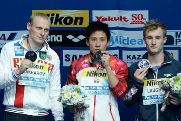 Илья Захаров завоевал «серебро» ЧМ-2015 по прыжкам в воду в Казани