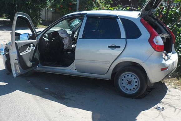 Фото||58.мвд.рф В Кузнецке не разъехались Ford Focus и Lada Kalina