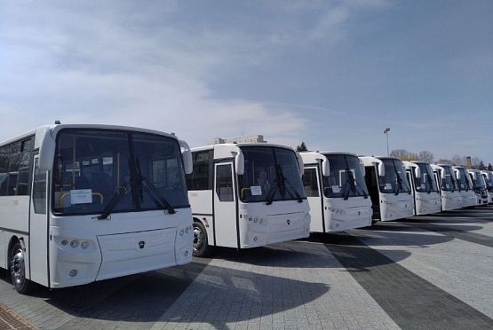 В районы Пензенской области поступило 79 новых автобусов