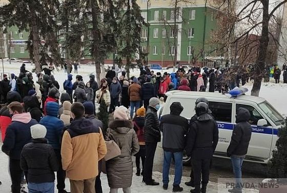В полиции назвали число задержанных 31 января на митинге пензенцев