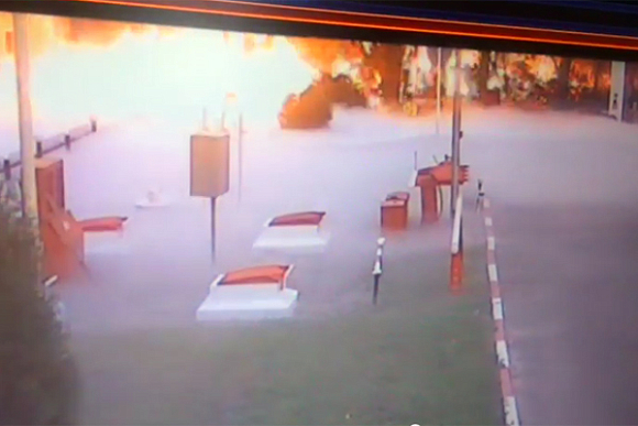 В Интернете появилось видео взрыва на пензенской заправке