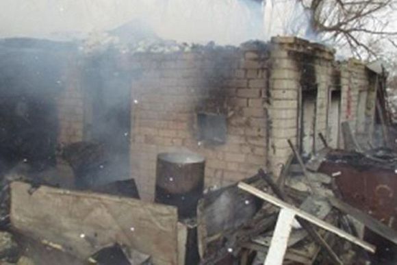 В Земетчино пожар на ул. Гагарина тушили 10 спасателей
