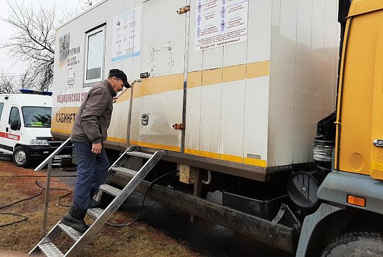 В Сосновоборском районе 3,6 тыс. сельчан прошли диспансеризацию в передвижных медкомплексах