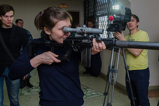 Пензенские журналисты взяли в руки оружие