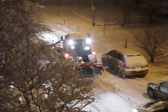 С дорог Пензы за выходные убрали более 6,6 тыс. кубометров снега