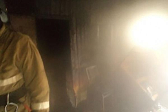 В Лопатинском районе при пожаре пострадал человек