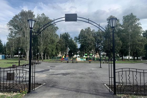В Наровчате завершили благоустройство парка В Наровчате завершили благоустройство парка