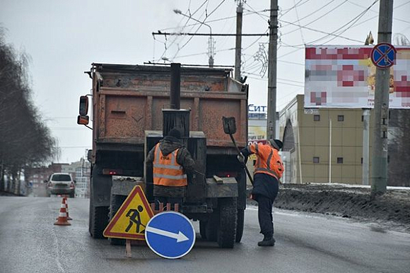 Фото||penza-gorod.ru В Пензе ремонтируют дорогу на пр. Строителей