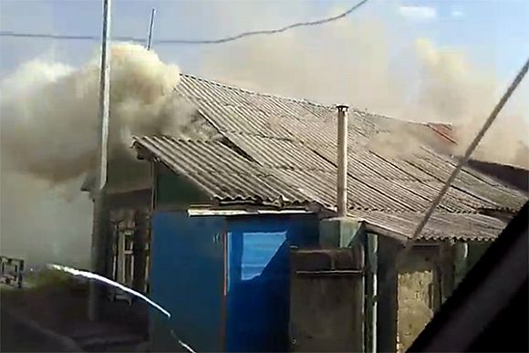 Центр Пензы из-за пожара на ул. Урицкого оказался в дыму