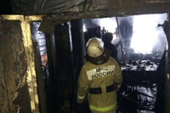 Пожар в Неверкинском районе тушили 15 человек
