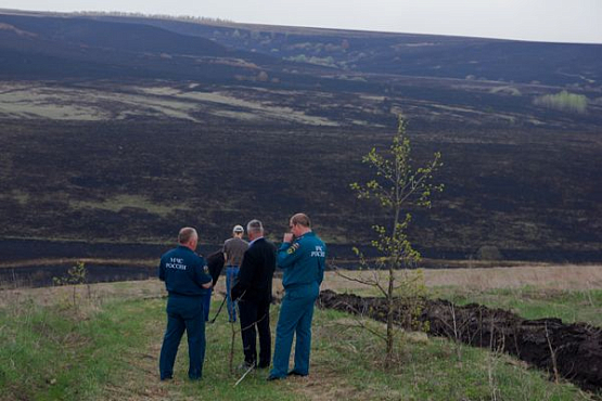 В Пензенской области 12-часовой пожар уничтожил 80 га