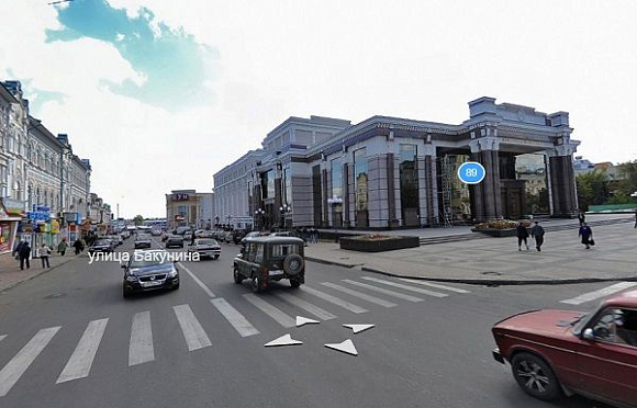 Фото||maps.yandex.ru В Пензе хотят организовать платную парковку у драмтеатра