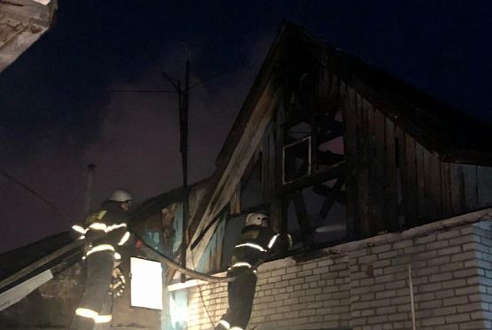 При пожаре в Пензе пострадали мужчина и ребенок